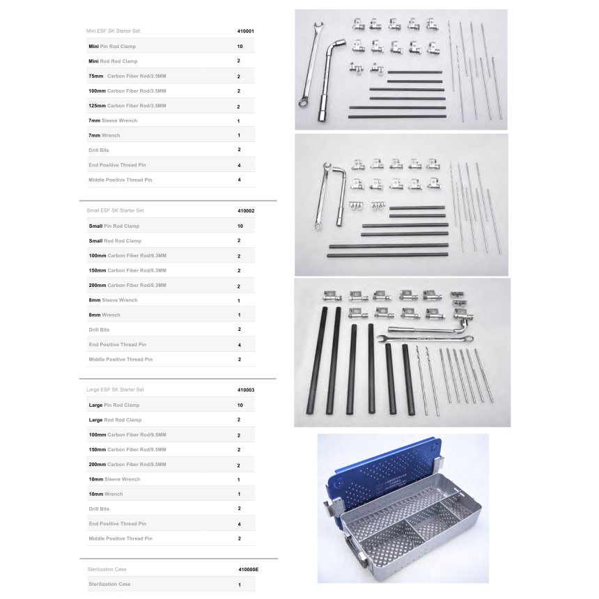 FIXING ORTHOPEDIC ACCESSORY SET VTR-127