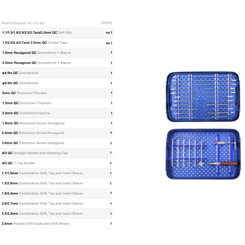 BONE THERAPY INSTRUMENT SET VTR-131